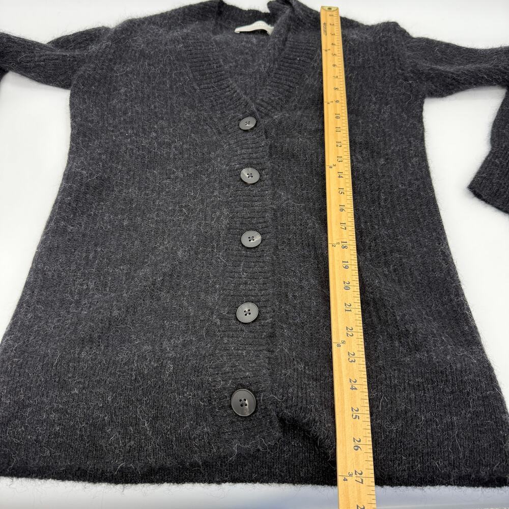 EVERLANE Womens Wool Alpaca Knit Sweater Size XXS Oversized Grandpa Cardigan - Picture 8 of 8